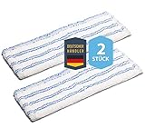 Wischmoppbezug Ersatzbezug DOPPELPACK SET für 40 cm Wischmopp Klapphalter...