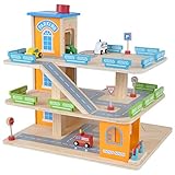 Bandits & Angels Holzspielzeuggarage Bandits Parkerlebnis mit 3 Etagen und...