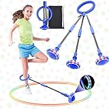 Sunshine smile Kinder Blinkender Springring,Swing Wheel mit Lichtrad,Sport...