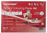 transotype Perfect Colouring Paper, Markerpapier DIN A4, 250 g/qm, 50...