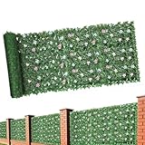 FmtwPhn Künstliche Heckenpaneele, 3 X 1 M Künstliche Heckenwand, PP...