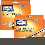 Toppits® Cross & Frit Papier Back-Spezialpapier Snackpapier 8 Bögen (2er...