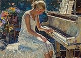 Klavier Puzzle 1500 Teile, Holzpuzzles 87x57cm, Puzzle für Erwachsene und...