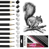 Wonwood_direct Bleistift Set, 12-Teiliges Zeichenstifte, Bleistifte...