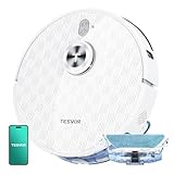Tesvor S8Pro Saugroboter mit Wischfunktion -8000Pa Staubsauger Roboter 3in1...