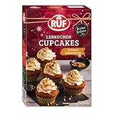 RUF Lebkuchen Cupcakes, leckere Lebkuchen Muffins mit cremigem Frosting,...