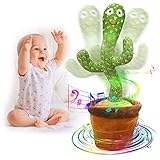 seOSTO Sprechender Tanzender Kaktus Plüschtier, Dancing Cactus Toy,...