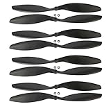 QWinOut 3k Carbon Fiber Propeller Cw CCW 8045 8047 9047 1045 1047 1147 1238...