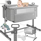 KESSER® Zustellbett Hubi 3in1 Baby Beistellbett Reisebett Babybett mit...