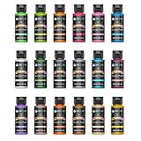 INK LAB Metallic Acrylfarben Set 18 Farben Ungiftig Metallic...