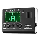 Donner 3 in 1 Metronom Stimmgerät Gitarre Tuner Tongenerator mit LCD...