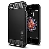 Spigen Rugged Armor Hülle Kompatibel mit iPhone SE, iPhone 5s und iPhone 5...