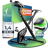 Neu Tretmann Hometrainer fahrrad Klappbar Set-extra bequem & leise-...