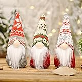 Cytecedx Wichtel Weihnachten Deko, 3 Stück ​Weihnachtswichtel Figuren...
