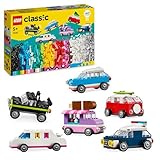 LEGO Classic Kreative Fahrzeuge, Bausteine-Set für Bunte Modellautos inkl....