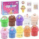 Thedttoy Slime Fluffy Set mit 10 Pack Cloud Schleim,Duftend Putty Spielzeug...