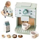 PLLYPE Kaffeemaschine Kinderküche, 9PCS Kinder Kaffeemaschine für...