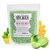 Mr. Wax New Age Waxing Lime Wachsperlen für Haarentfernung, Waxing...
