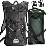 BBAIYULE® Trinkrucksack mit Trinkblase 2L,BPA Frei,Trinkbeutel...