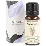 Nikura Zitronengrasöl - 10ml | Ätherisches Öl | 100% reines natürliches...