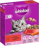 Whiskas Adult 1+ Trockenfutter Rind, 5x800g (5 Packungen) -...