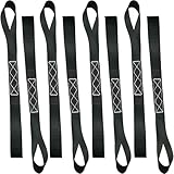 QTM Soft Loop Spanngurte Lenkergurte – strapazierfähig, 8 Stück, 3,8 x...