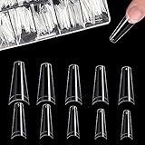 500 Stücke Acryl Künstlich Nagelspitzen Falsche Nagel, Natürliche...
