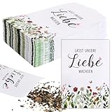 BOFUNX 50 Stück Lasst unsere Liebe Wachsen Samentüten Gastgeschenke...