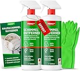 PRINOX® 2x Schimmelentferner Spray 500ml mit Hafteffekt inkl....