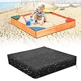 Sandkasten Abdeckung, 150 x 150 x 20 cm Sandkastenplane, Sandkasten...