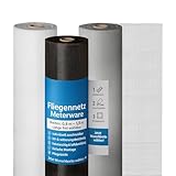 Onpira® Fliegennetz Meterware 120 cm Schwarz – Fiberglas Insektenschutz...