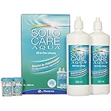 Solocare Solo Care Aqua Pflegemittel für weiche Kontaktlinsen, Systempack...
