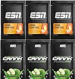 ESN Crank Pump Pro, mixed Probenbundle, 6 x 30 g, Pre Workout Booster, für...