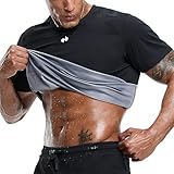 HOTSUIT schwitzanzug herren Sauna Weste Abnehmen mit Fitness Sauna Tshirts...