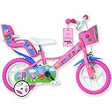 Dino Bikes – 12 Zoll Kinderfahrrad Peppa Wutz Pig – Mädchen Fahrrad...