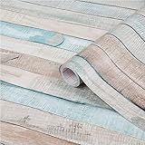 d-c-fix Möbel-Klebefolie Rio Ocean Holz-Optik braun blau 45 cm x 2 m -...