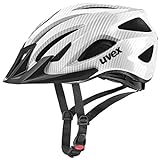 Uvex Unisex – Erwachsene Viva 3 Fahrradhelm, Carbon Look White, 52-57 cm