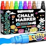 Lenski 10 Kreidestifte für Tafel Abwaschbar, 10MM Kreidestifte für...