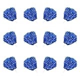 Dxmcgttbd 12 Stück Cheerleading Pom Poms,Cheerleader-Pompons,Metallisch...