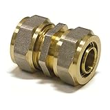 Pipetec Schraubfitting Kupplung Übergang 16x2 mm Verbinder für...