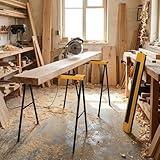 Generisch Klappbarer Sägebock, 2er-Pack, robuster Metall-Arbeitsbock mit...
