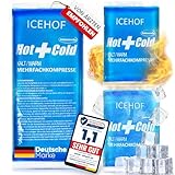 ICEHOF Kühlpads - (3er Set) Modernstes Soft-Gel, lange Kühldauer -...