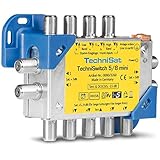 TechniSat TECHNISWITCH 5/8 MINI, Multischalter / Satverteiler für bis zu 8...