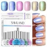 SAVILAND Color Artistry Schnelltrocknendes Nagellack Set: 12 Kostenlose...
