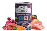 Fresco Complete Plus (haltbares B.A.R.F.) 12 x 400g Lachs mit Rind |...