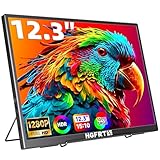 HGFRTEE Portable Monitor 12,3 Zoll,1920x1080 FHD,15:10,Blendfrei,IPS, 178°...