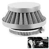 Tunejoy Motorrad Luftfilter 42mm Motorrad Ansaugluftfilter Doppelschicht...
