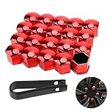 KOMUNJ 20 STK Sechskant-Reifen Muttern-abdeckungen,17mm...