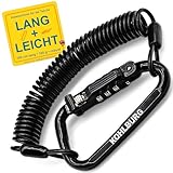 KOHLBURG 180cm extra-langes Zahlenschloss für die Tasche - Kabelschloss...
