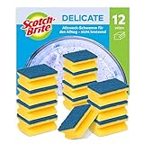 Scotch-Brite Delicate, nicht kratzender Spülschwamm, 12 Stück pro Packung...